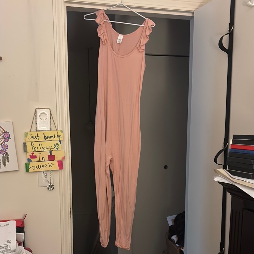 Pink Ruffled Jumpsuit Smash &Tess Romper.